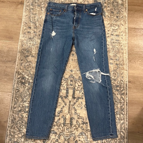 LEVIS | Wedgie Fit Straight Leg Denim Jeans Size 29 - Picture 1 of 4
